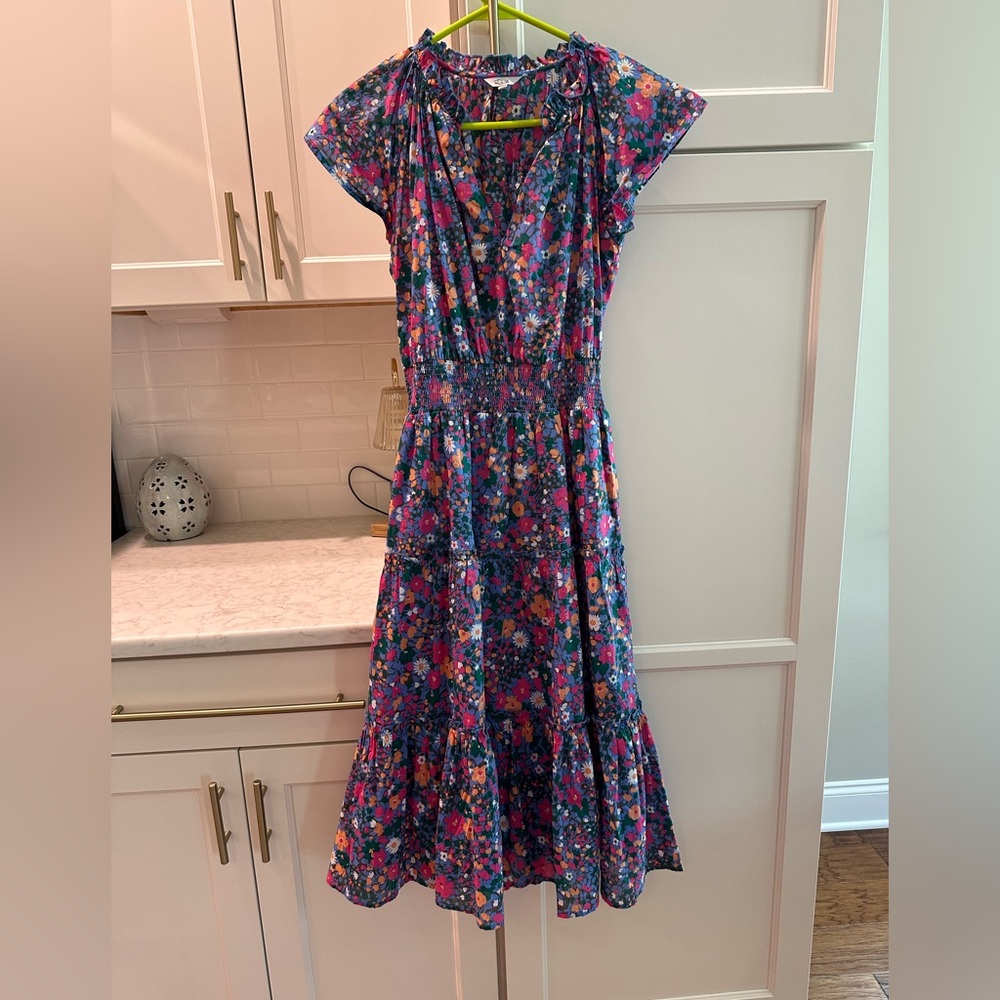 Rails Amellia Floral Tiered Midi-Dress